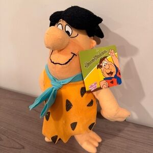 Orange and Black Stuffed Animal Plush Toy